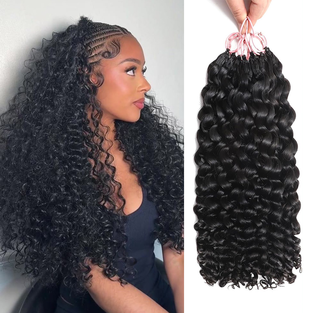 Hair Care Curly Hair - Rambut Asli Manusia 100% Feather Crochet