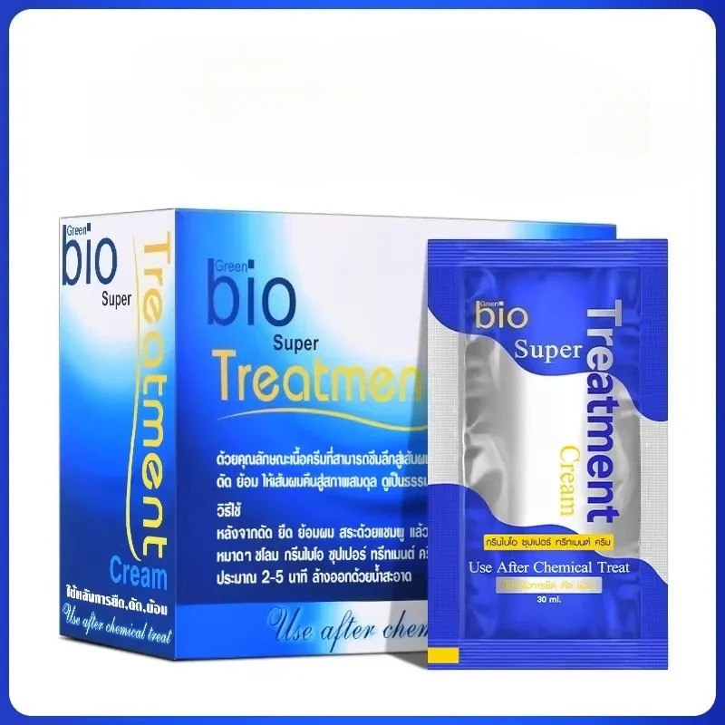 Hair Care Hair Mask - Masker Rambut Bio Hijau 24 Sachet