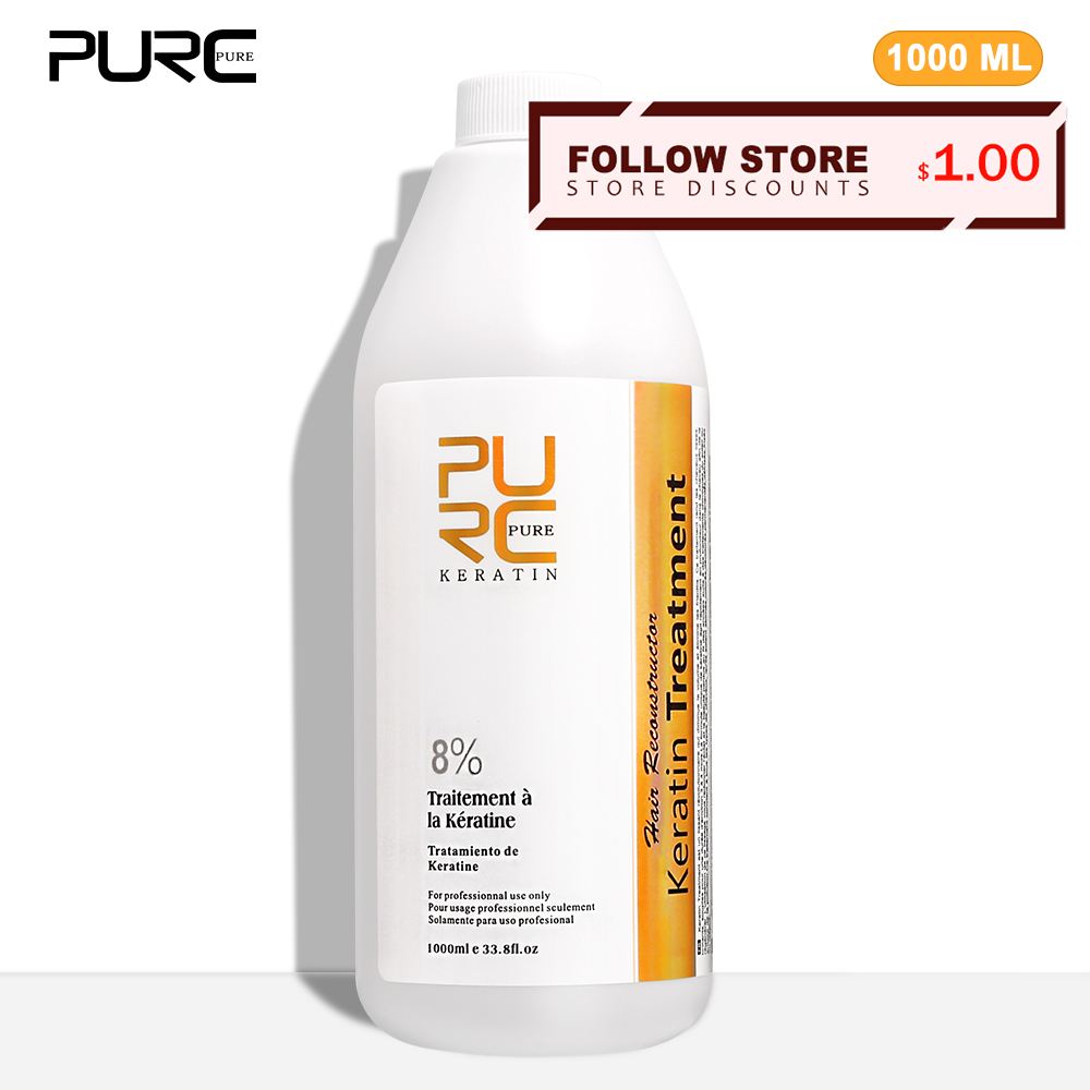 Hair Care Curly Hair - PURC perawatan penghalus Keratin, produk Salon
