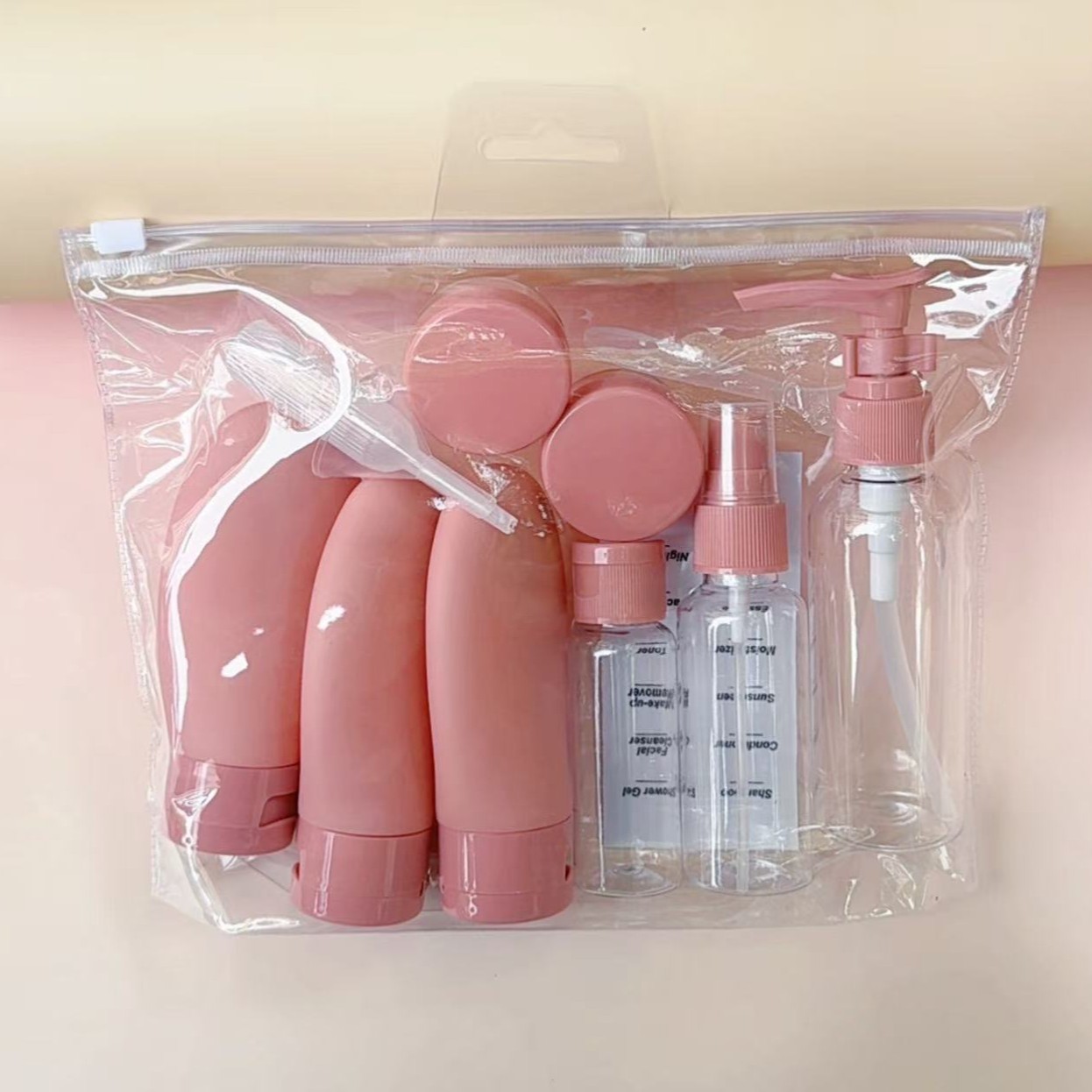Dry Shampoo Travel - 11PCS Set Botol Isi Ulang untuk