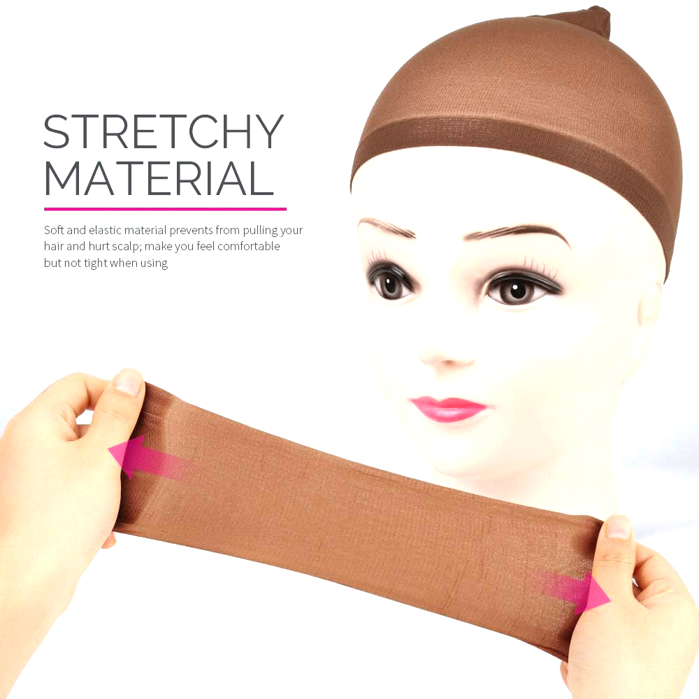 Wig Cap Stocking - Topi Wig StockingWig 5pcs/Bag, Jaring Rambut