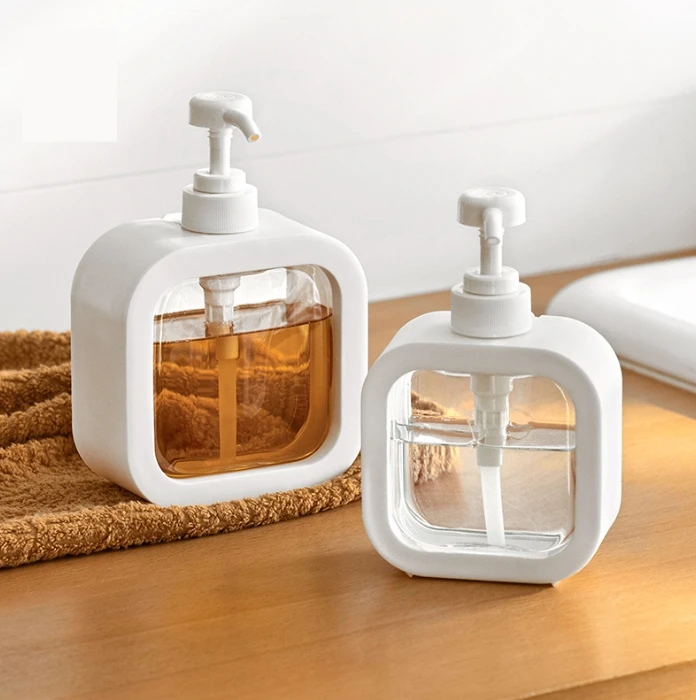 Dry Shampoo Travel - Dispenser sabun kamar mandi 300/500ml, botol