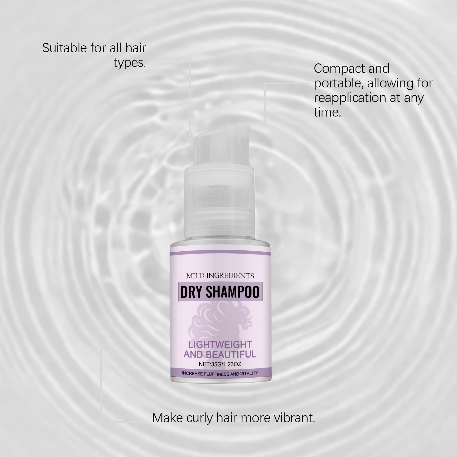Sampo Kering Portabel Pengontr - Dry Shampoo Travel ulasan dan harga