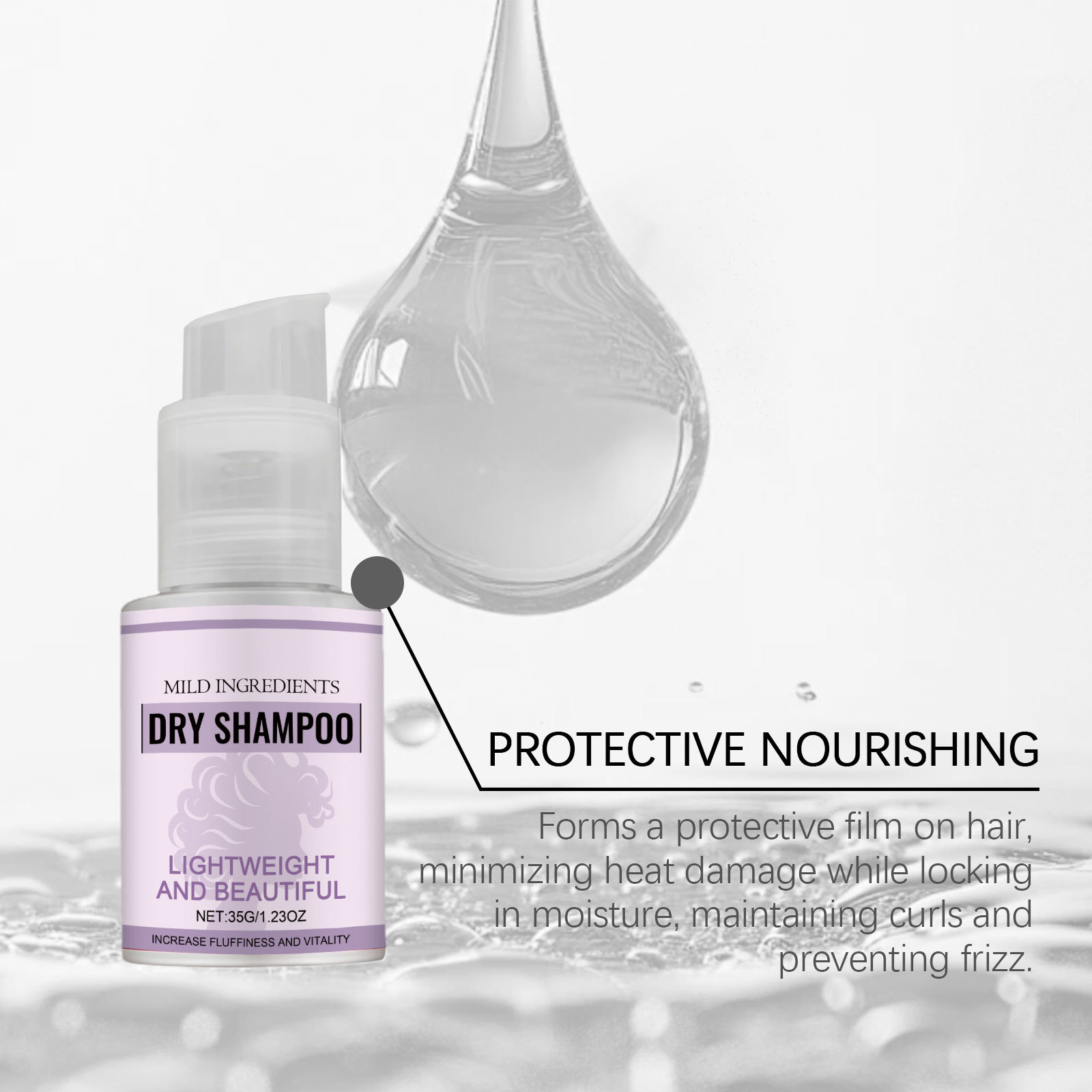Sampo Kering Portabel Pengontr - Dry Shampoo Travel ulasan dan harga