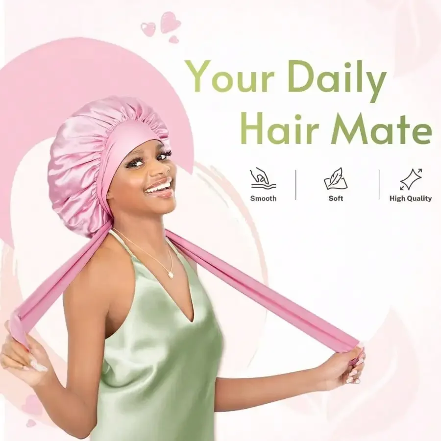 Bonnet Satin 2026 Untuk Wanita - Hair Care Curly Hair ulasan dan harga