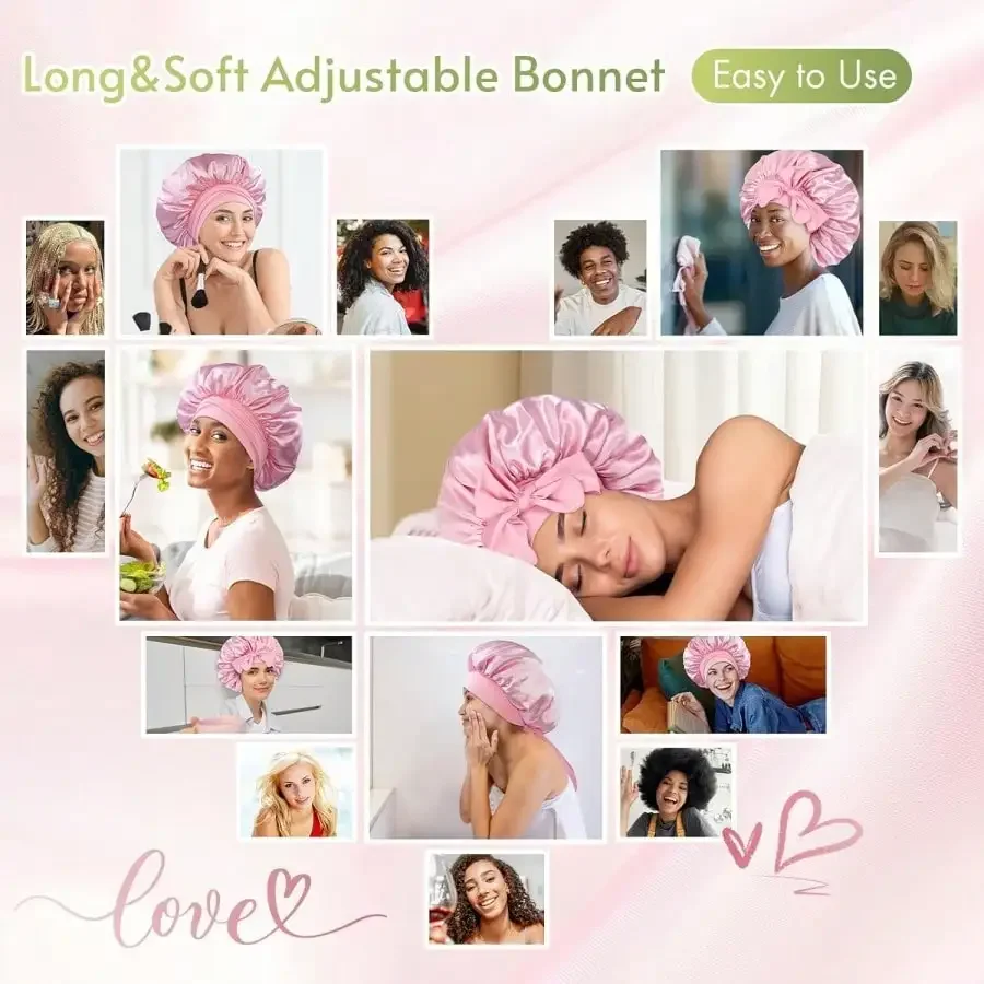 Bonnet Satin 2026 Untuk Wanita - Hair Care Curly Hair ulasan dan harga