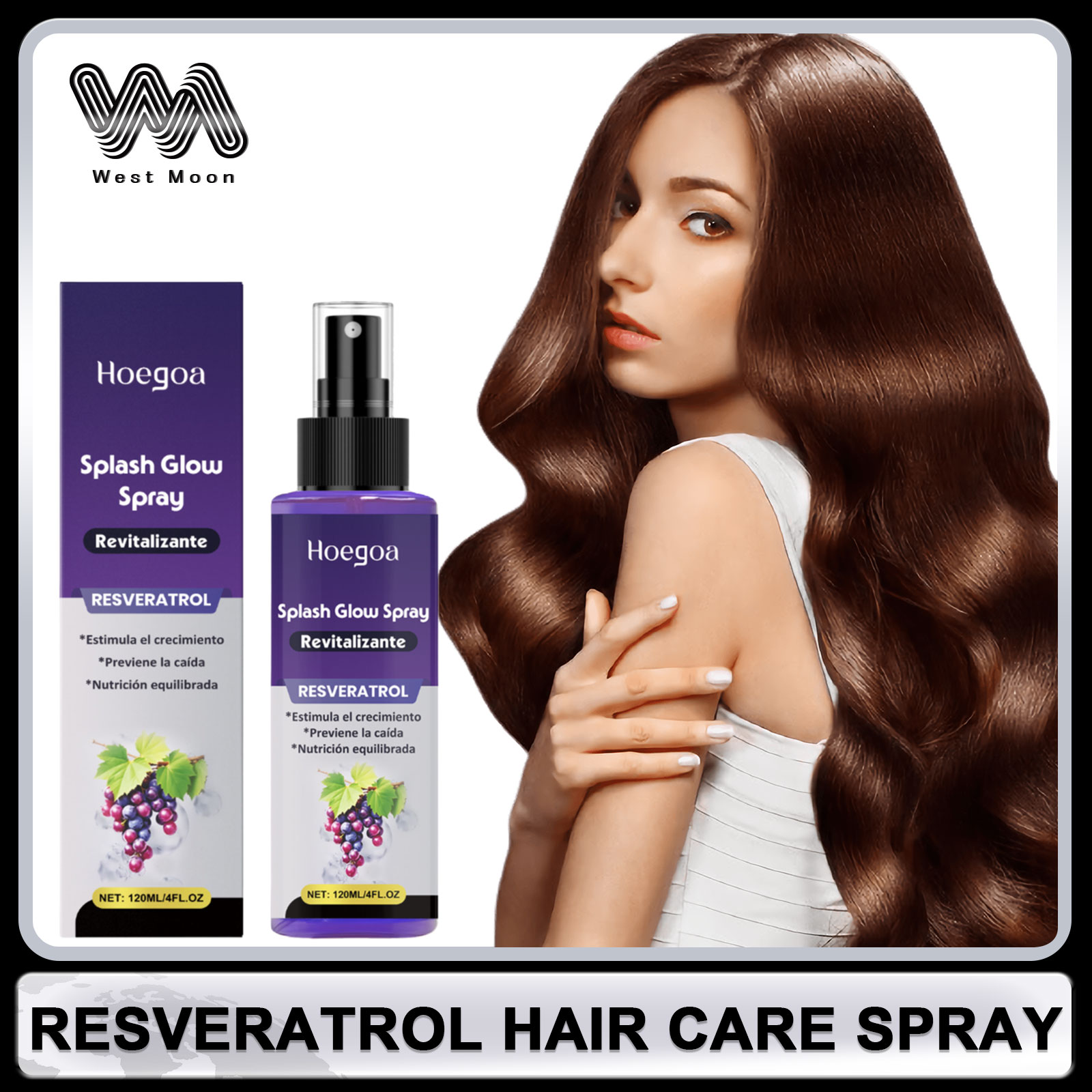 Resveratrol Semprotan Perawata - Hair Care Curly Hair ulasan dan harga