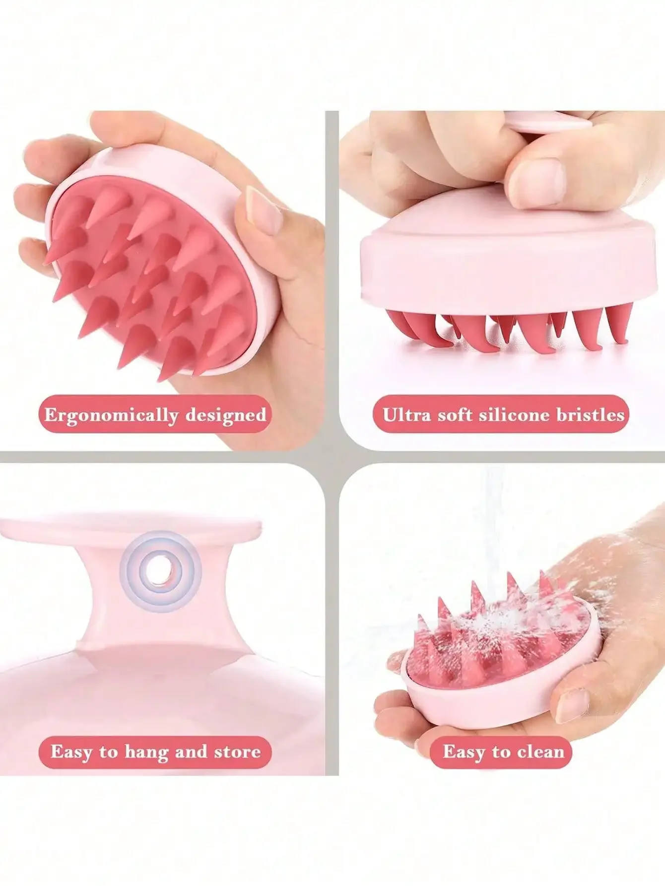 1 Buah Sikat Sampo Pijat Kulit - Hair Care Curly Hair ulasan dan harga