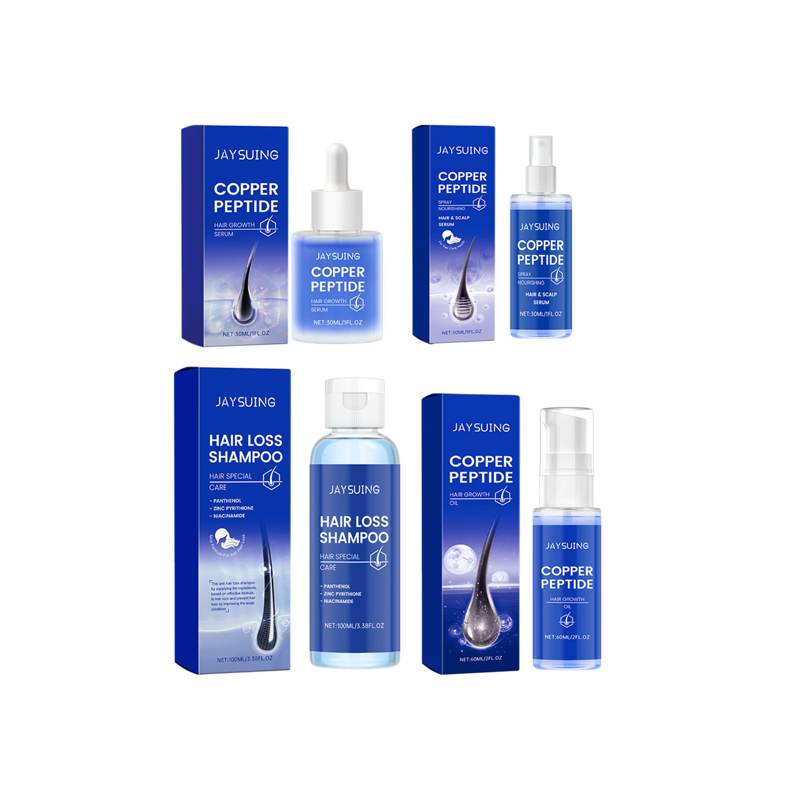 Sampo Peptida tembaga Serum pe - Hair Care Oil Serum ulasan dan harga