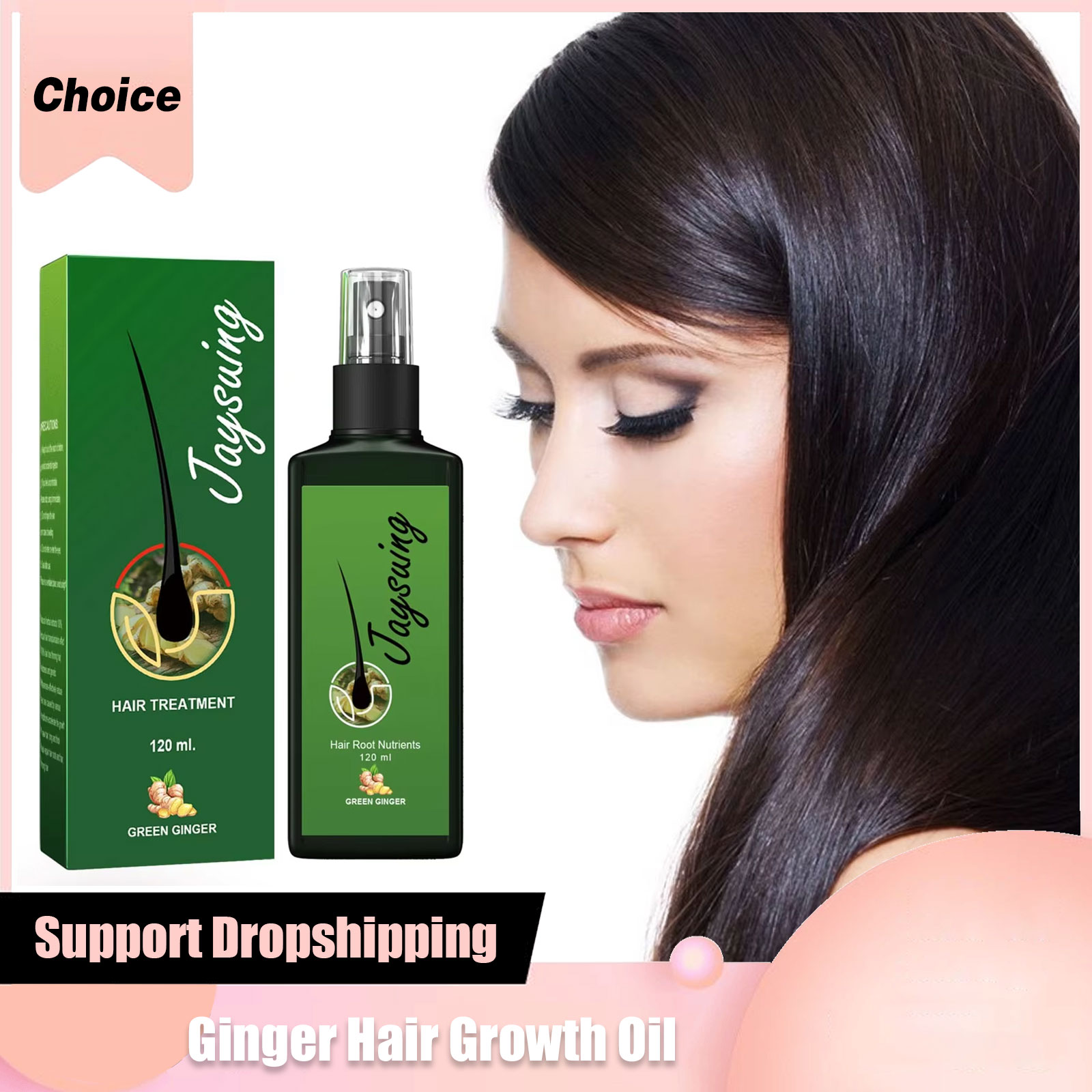 Serum pertumbuhan rambut jahe, - Hair Care Oil Serum ulasan dan harga