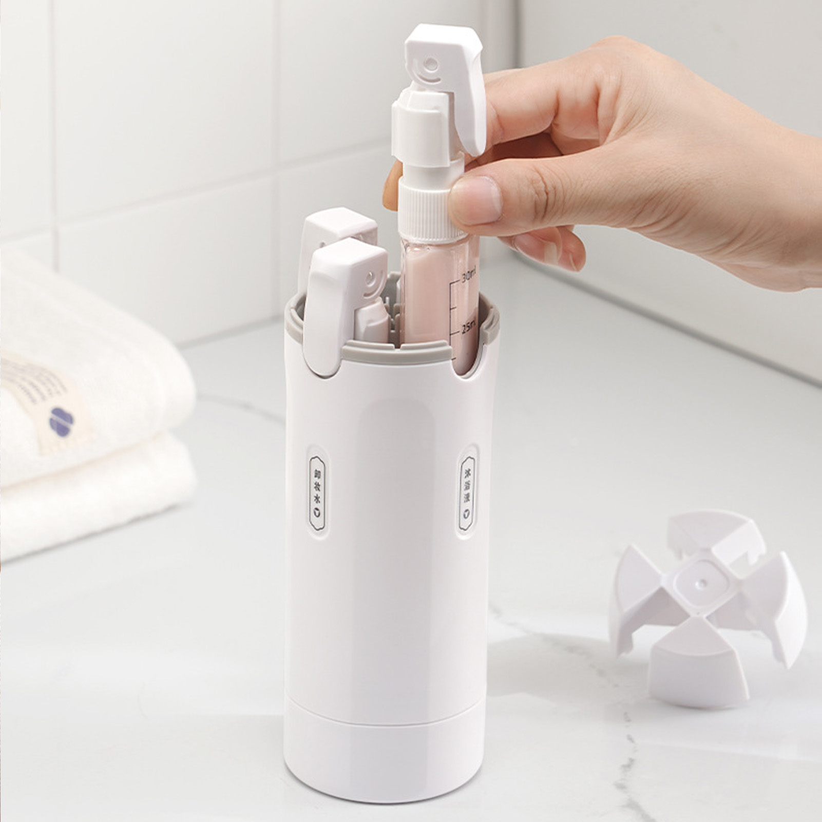 Dispenser Cairan Perjalanan 4- - Dry Shampoo Travel ulasan dan harga