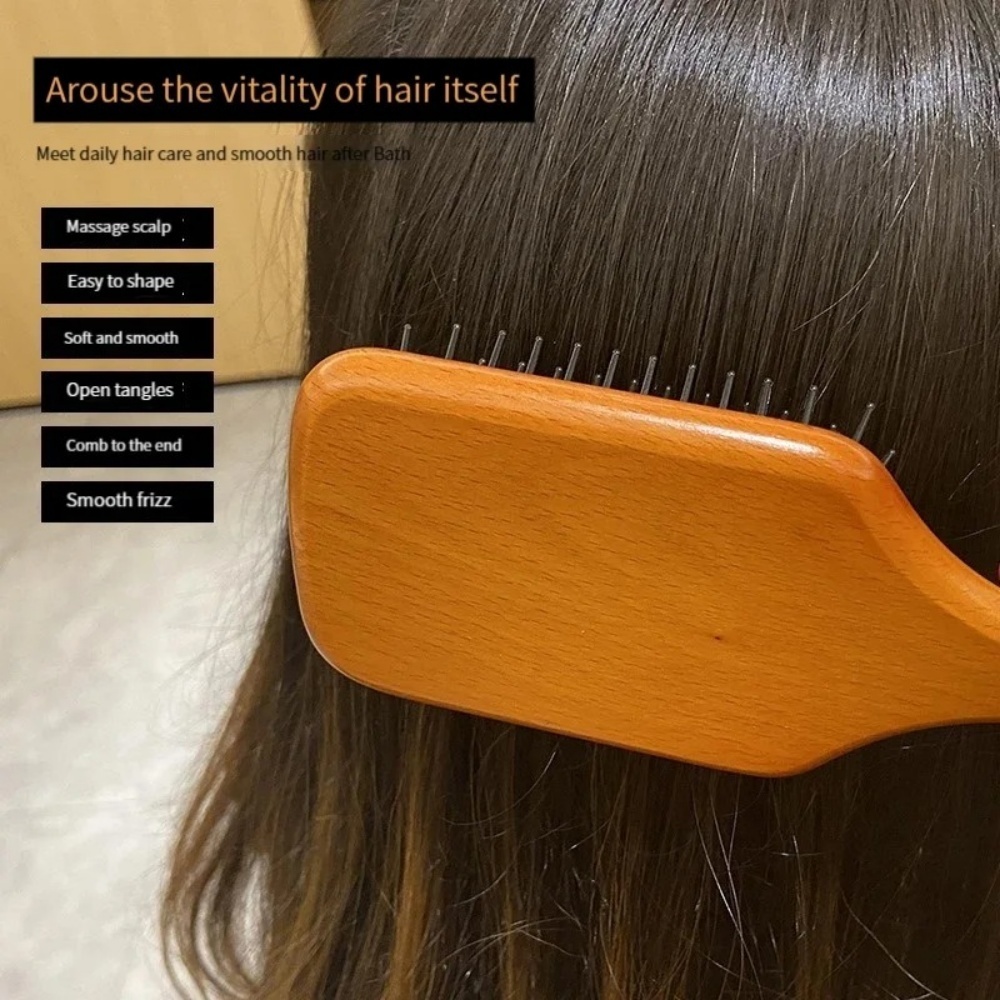 Sisir Pijat Kulit Kepala Rambu - Hair Care Curly Hair ulasan dan harga