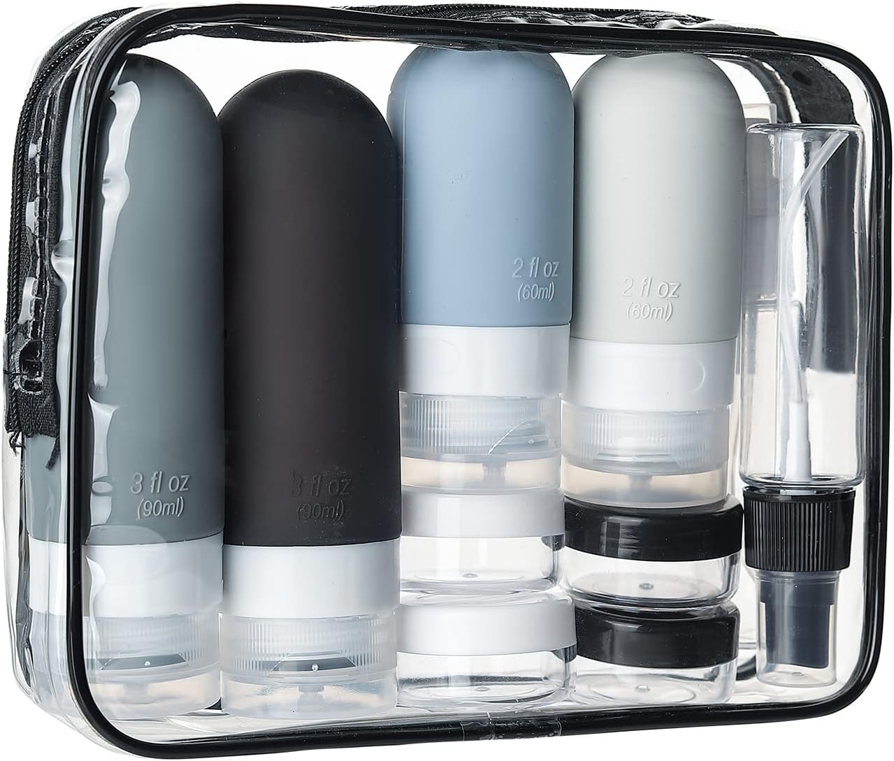 16 Buah Set Botol Wadah Siliko - Dry Shampoo Travel ulasan dan harga