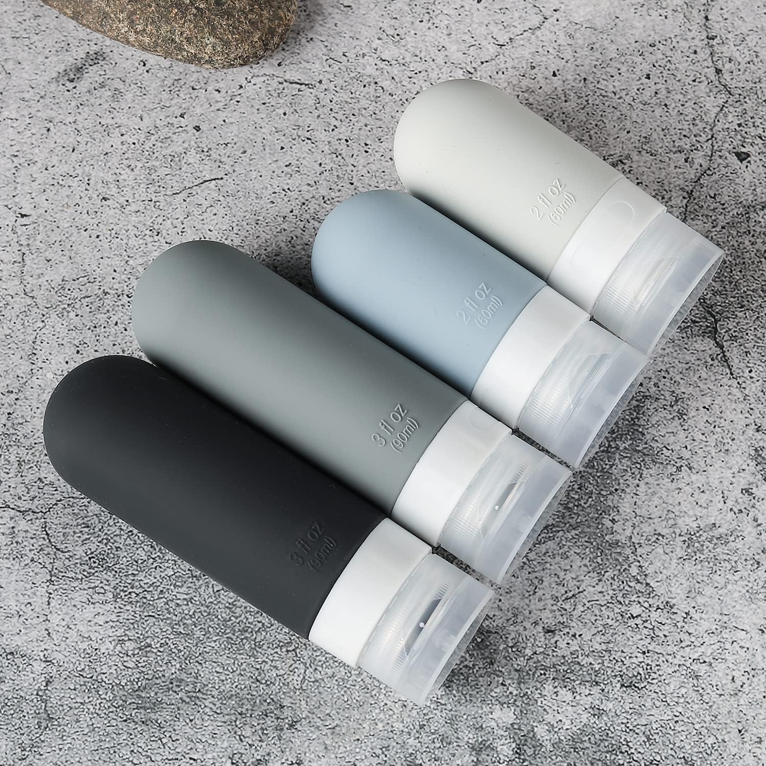 16 Buah Set Botol Wadah Siliko - Dry Shampoo Travel ulasan dan harga