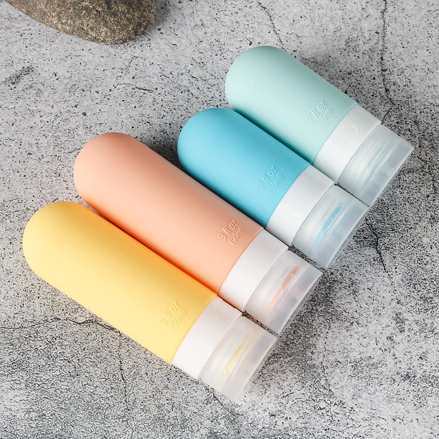 16 Buah Set Botol Wadah Siliko - Dry Shampoo Travel ulasan dan harga