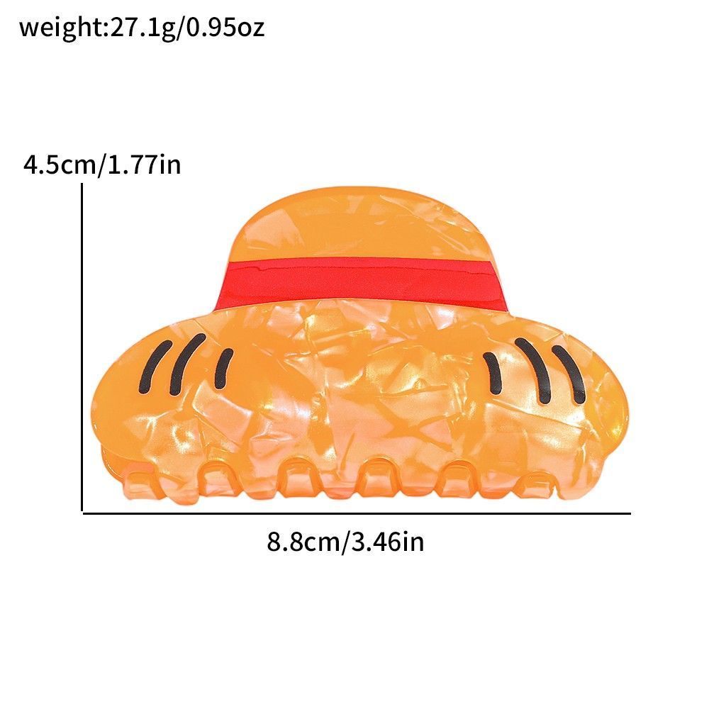 Jepit Rambut Topi Luffy One Pi - Clip In Hair Piece ulasan dan harga