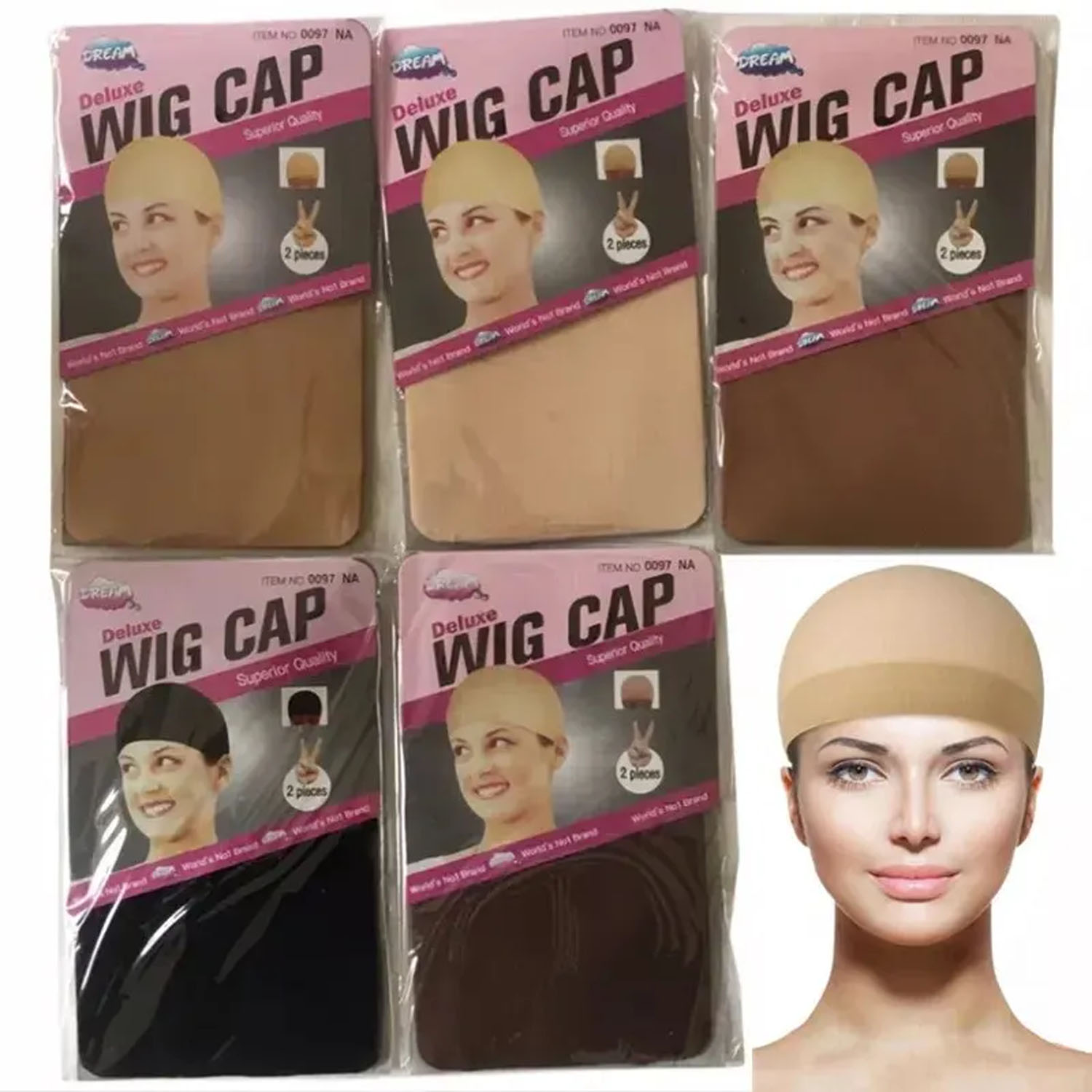 20/30 Buah Topi Stocking Baru  - Wig Cap Stocking ulasan dan harga