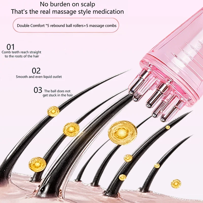 6ML Sisir Cairan Aplikator Kul - Hair Care Oil Serum ulasan dan harga