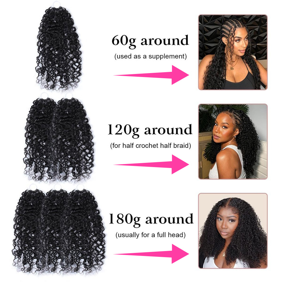 Rambut Asli Manusia Deep Wave  - Hair Care Curly Hair ulasan dan harga