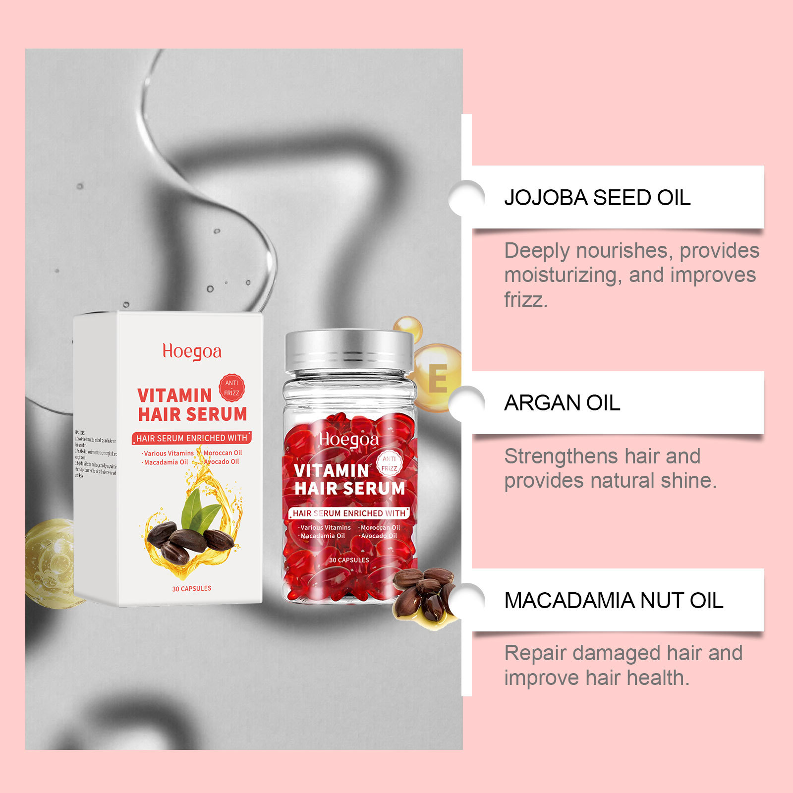 Kapsul Serum Perawatan Rambut  - Hair Care Oil Serum ulasan dan harga