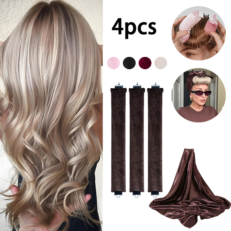 4pcs Alat Pengeriting Rambut T - Hair Care Curly Hair ulasan dan harga