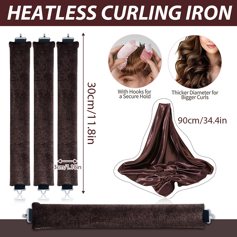 4pcs Alat Pengeriting Rambut T - Hair Care Curly Hair ulasan dan harga